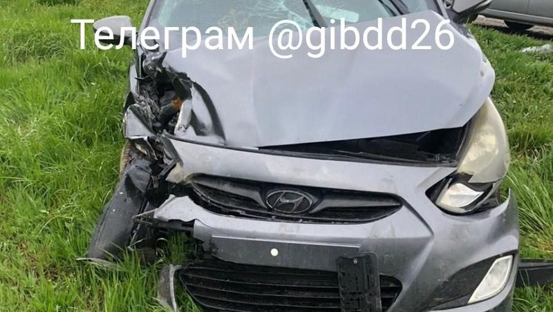 Два водителя и пассажир пострадали в ДТП в Шпаковском округе