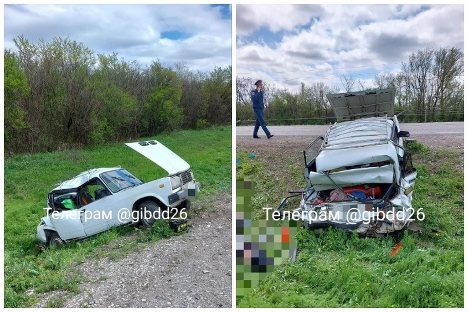 В ДТП погибли 2 женщины. Фото: Госавтоинспекция Ставропольского края.