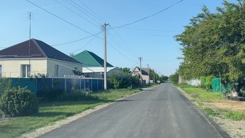 Дорогу в ставропольском селе заасфальтировали по инициативе местных жителей