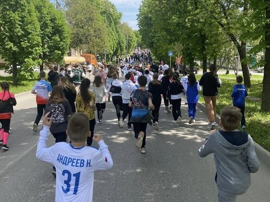 Ессентучане в честь Великой Победы пробежали дистанцию в 1418 метров