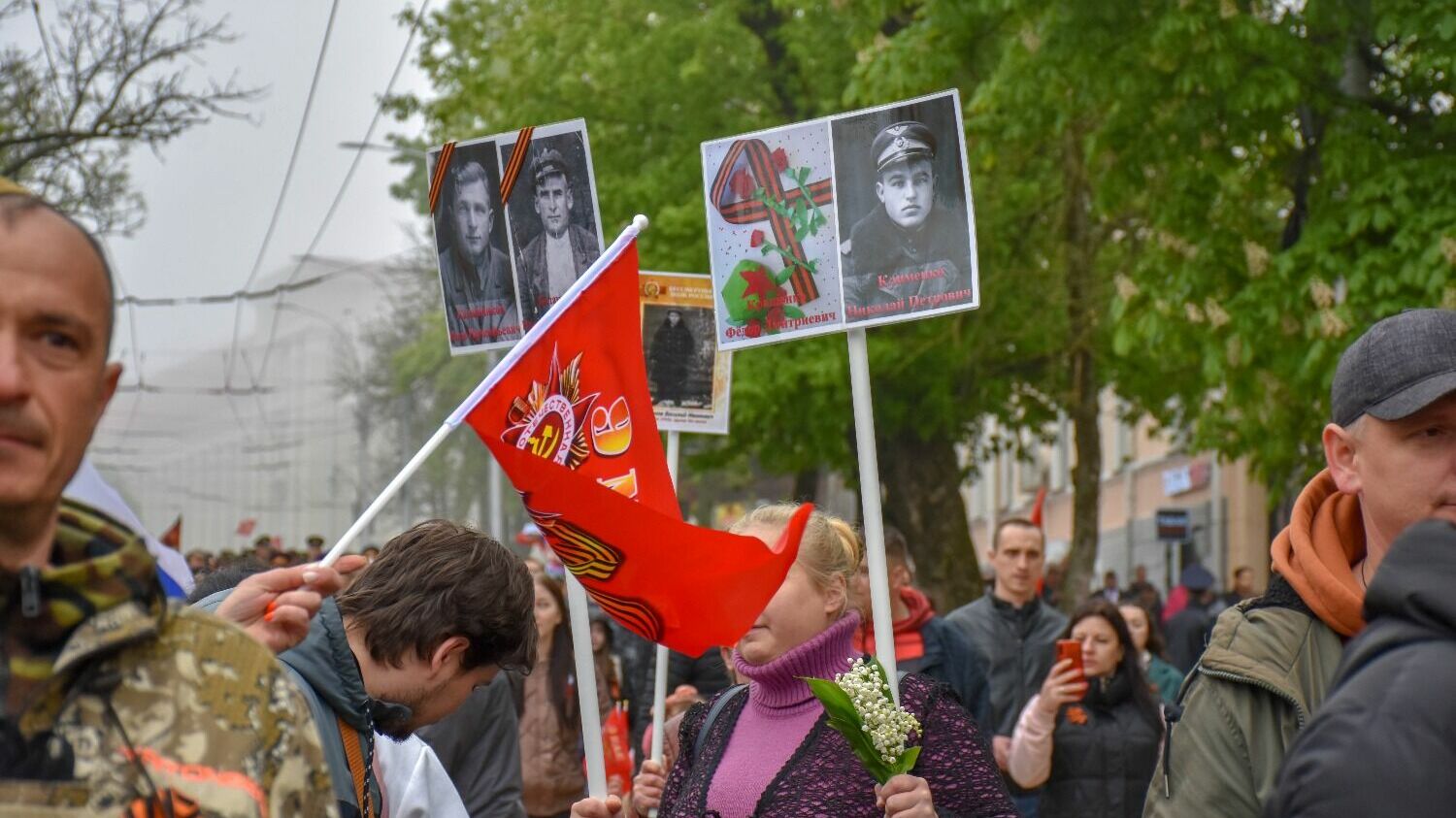 Парад 78-й годовщины Победы в Ставрополе прошел в тумане176
