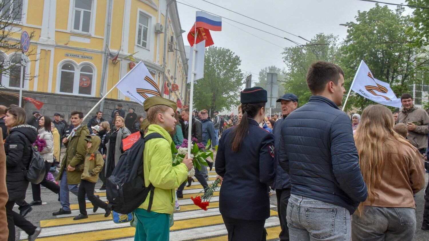 Парад 78-й годовщины Победы в Ставрополе прошел в тумане170
