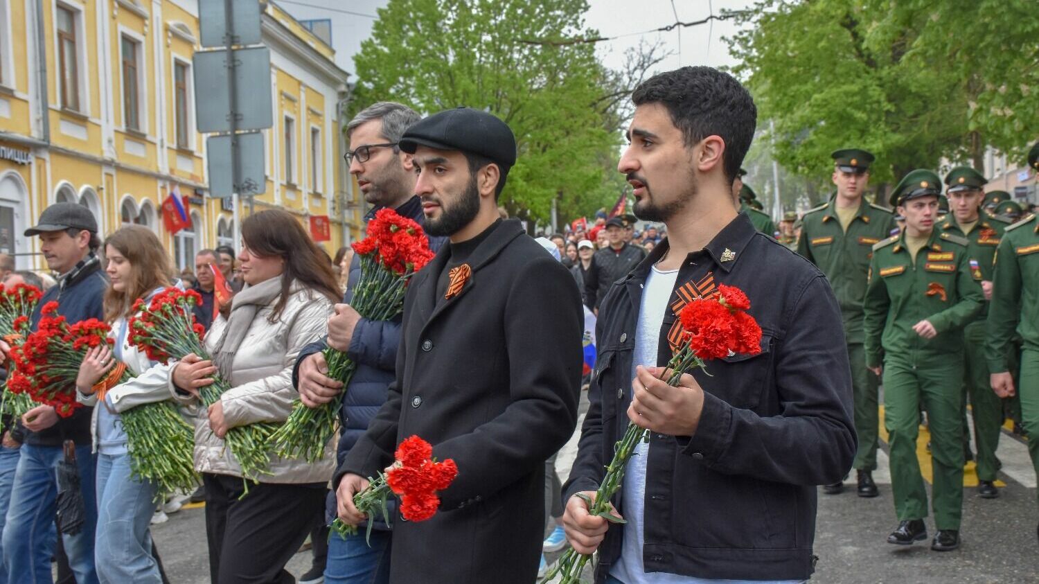 Парад 78-й годовщины Победы в Ставрополе прошел в тумане183