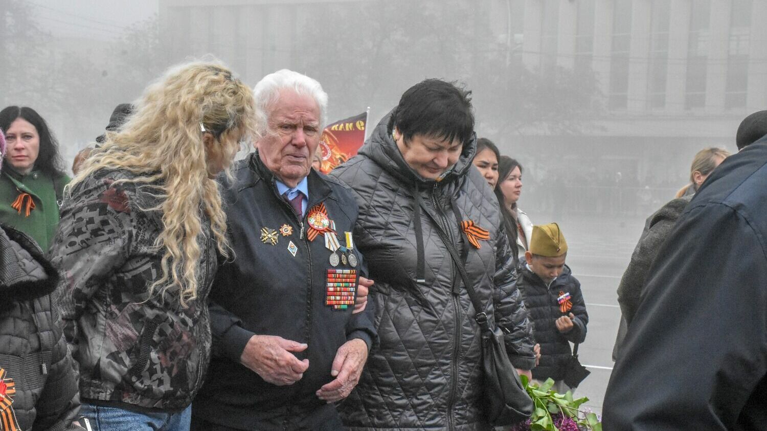 Парад 78-й годовщины Победы в Ставрополе прошел в тумане4