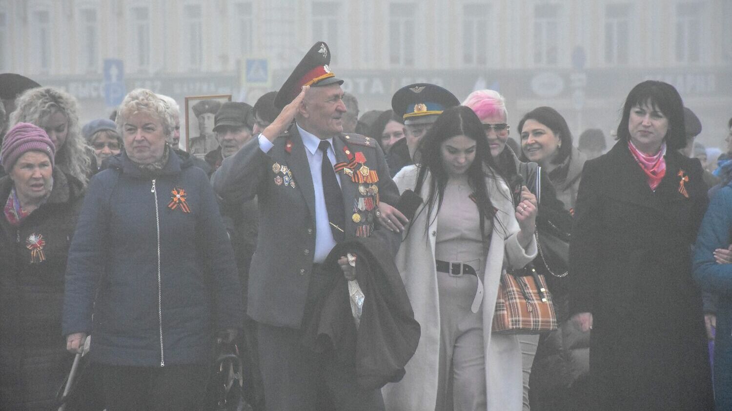 Парад 78-й годовщины Победы в Ставрополе прошел в тумане14