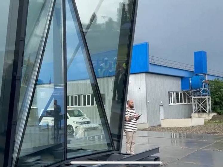 В аэропорту Минеральных Вод строят новый трехэтажный терминал