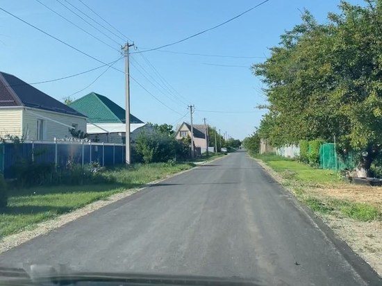 В селе Тищенском Изобильненского округа за 4 млн рублей отремонтировали дорогу