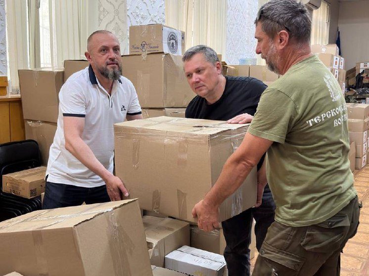 Из Пятигорска отправили гуманитарную помощь в Белгородскую область