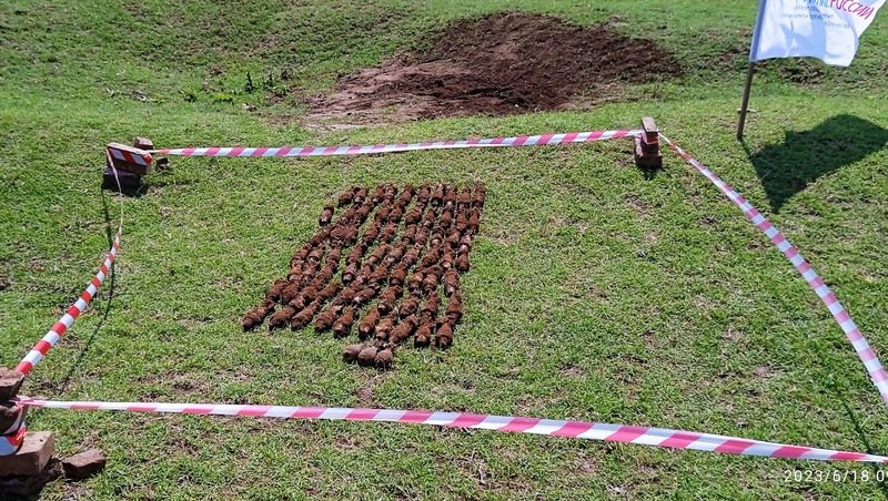 Останки неизвестного солдата и 73 мины времён ВОВ нашли в Степновском округе