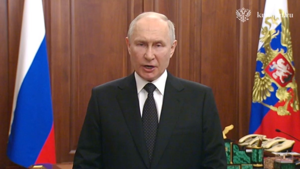 Путин выступил с обращением в связи с событиями в Ростове0