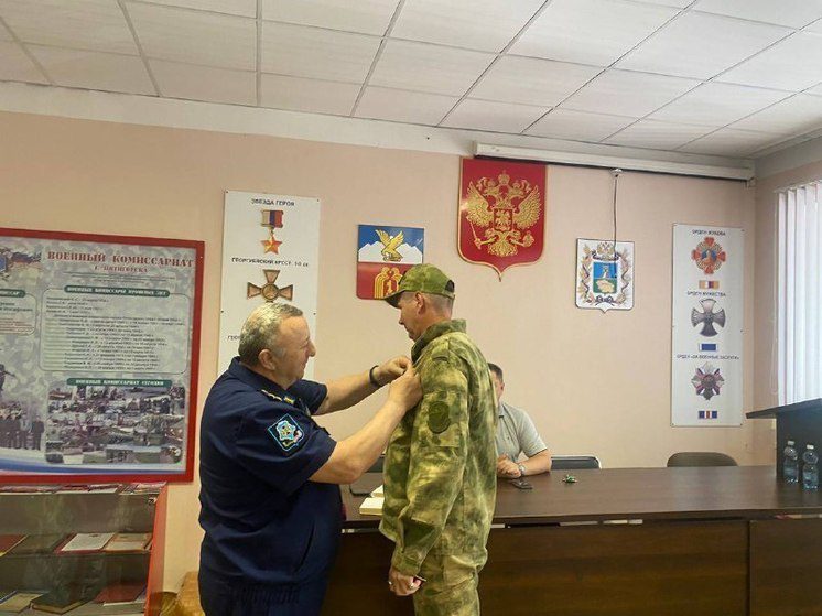 Стрелка из Кисловодска наградили медалью «За Отвагу»