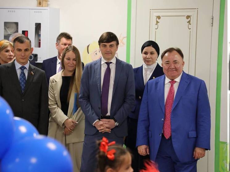 Министр просвещения РФ Сергей Кравцов открыл новый детский сад в Ингушетии