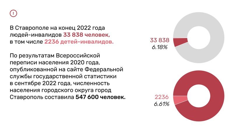 Почти 30% единиц общественного транспорта, предназначенного для перевозки людей с ОВЗ, работает в Ставрополе