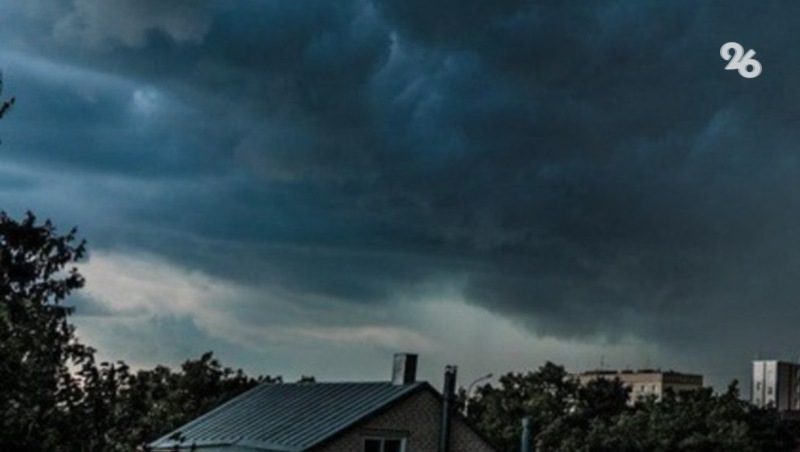 Штормовое предупреждение обьявили на Ставрополье в конце недели