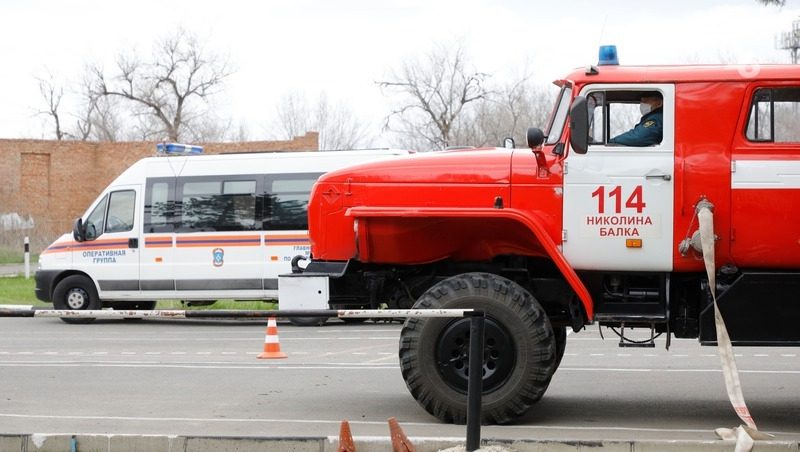 Стерня загорелась в Минераловодском округе