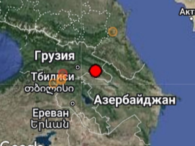 В 13 километрах от Владикавказа произошло землетрясение магнитудой  3,5 балла