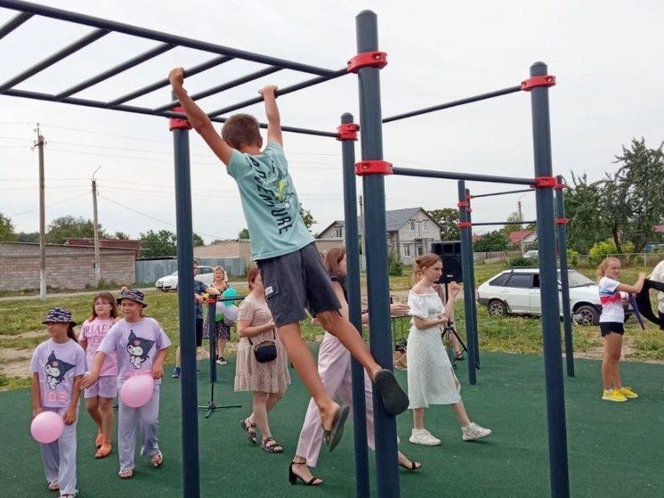 В Георгиевске благодаря краевой программе открыли воркаут-площадку