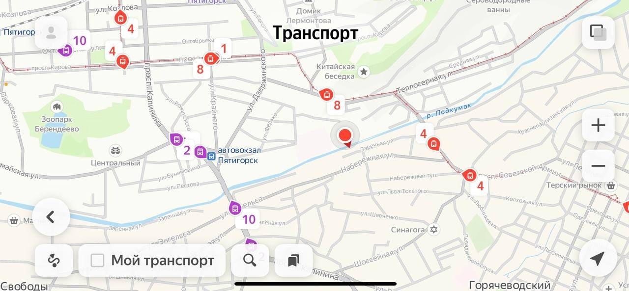 Движение трамваев в Пятигорске можно отслеживать в онлайн-режиме0