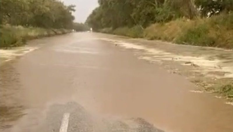 Движение транспорта на участке трассы в Благодарненском округе ограничили из-за подтопления