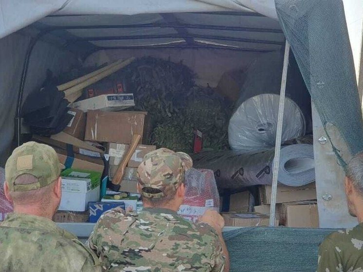 4 тонны груза и более 2 тысяч писем отправили на передовую из Кисловодска