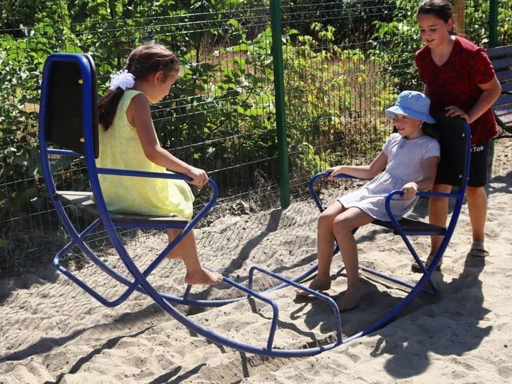 Благодаря краевой госпрограмме в хуторе на Ставрополье появилась детская площадка