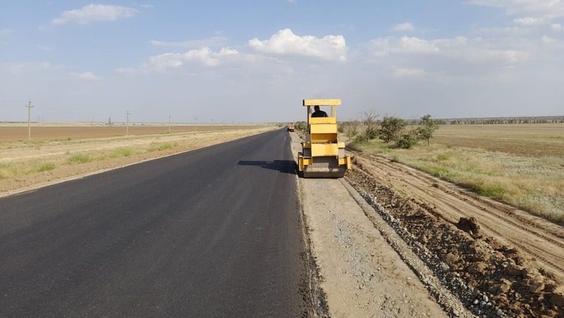 Дорогу в Арзгирском округе отремонтировали на 80%