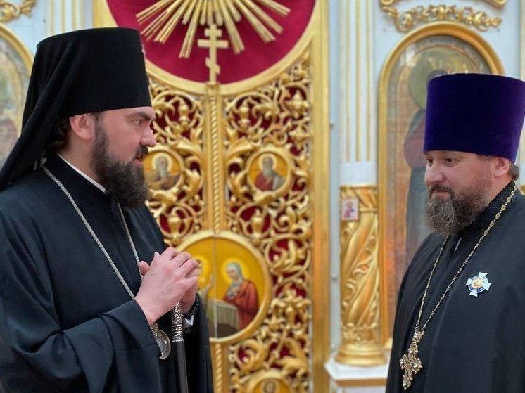 Настоятеля Никольского храма Ессентуков наградили Орденом Русской Православной Церкви