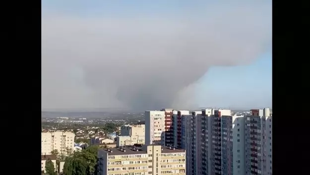 Под Ставрополем горит 10 гектаров стерни0