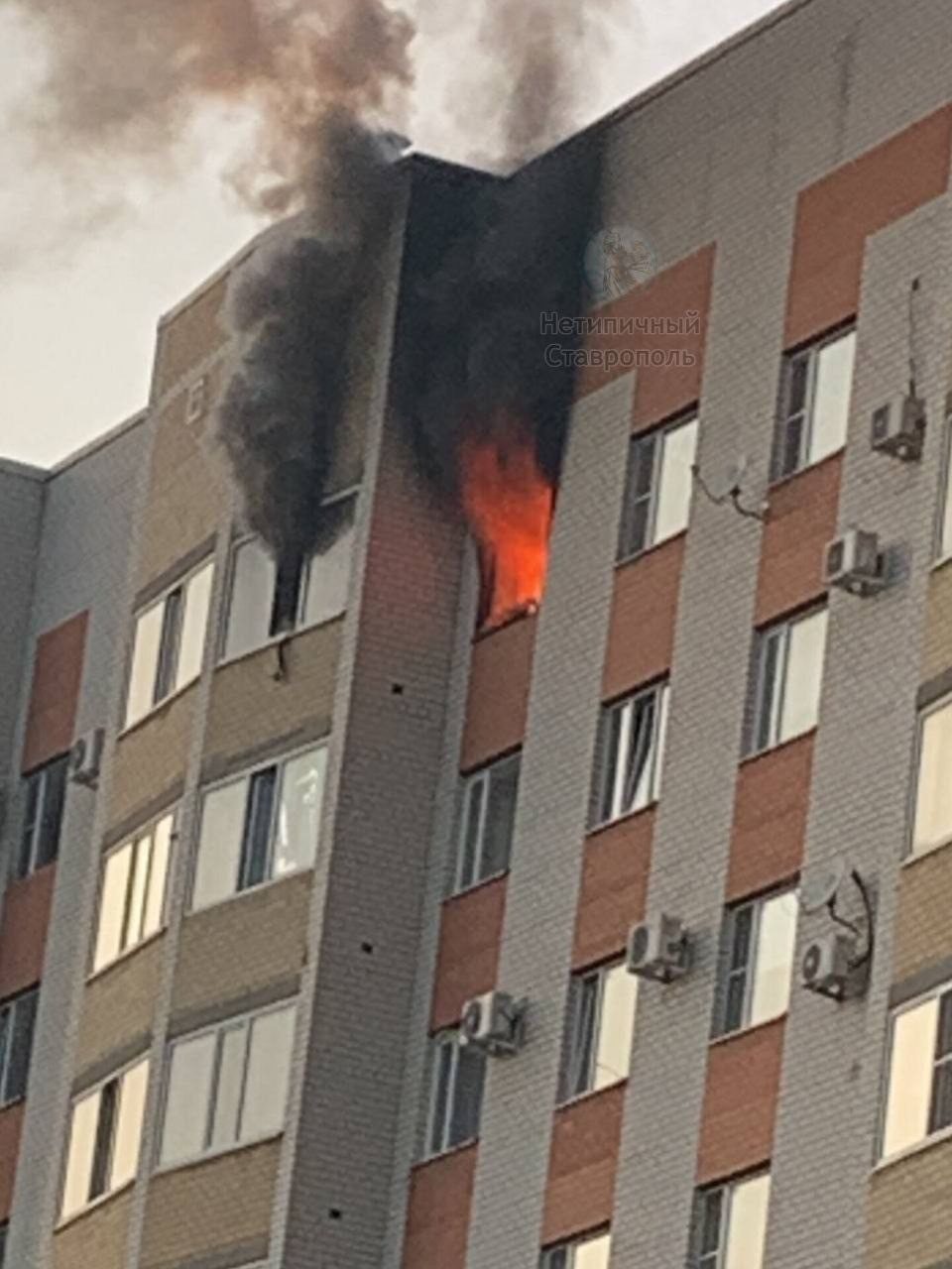 Прокуратура начала проверку после пожара в многоэтажке в Ставрополе0