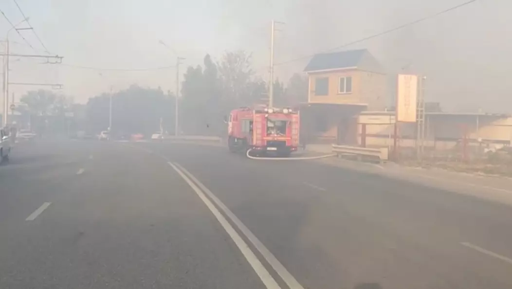 Задымление стало причиной перекрытия одной из улиц Ставрополя0