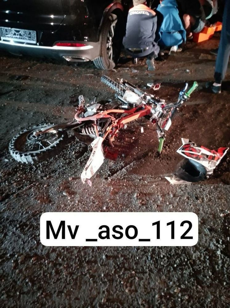 Двое подростков на мотоцикле попали в аварию на Ставрополье