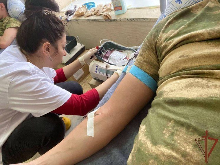 Росгвардейцы приняли участие во всероссийской донорской акции в Пятигорске