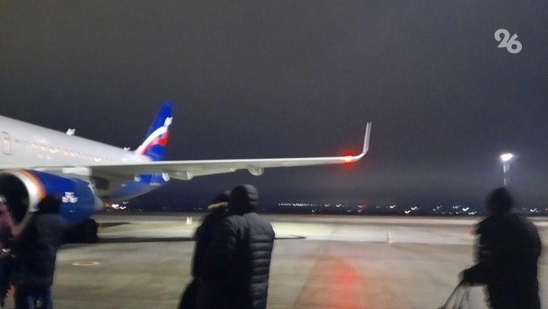 Самолёт вернулся в аэропорт Минвод по техпричине