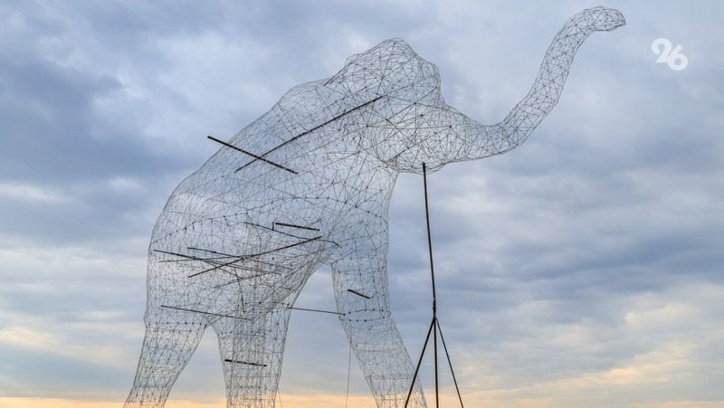 Скультура ставропольского слона попала в Книгу рекордов России