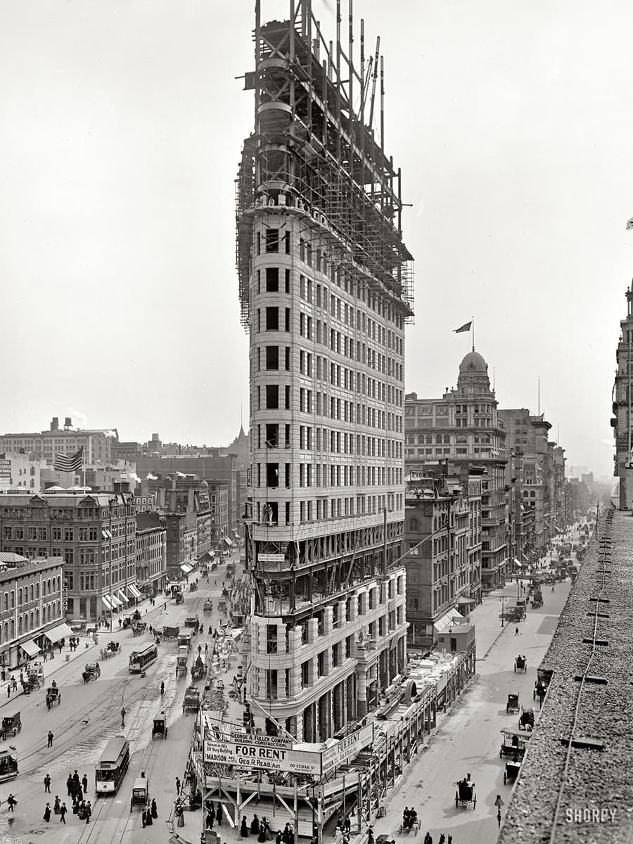 Flatiron Building, 1902 г. Фото: Wikimedia