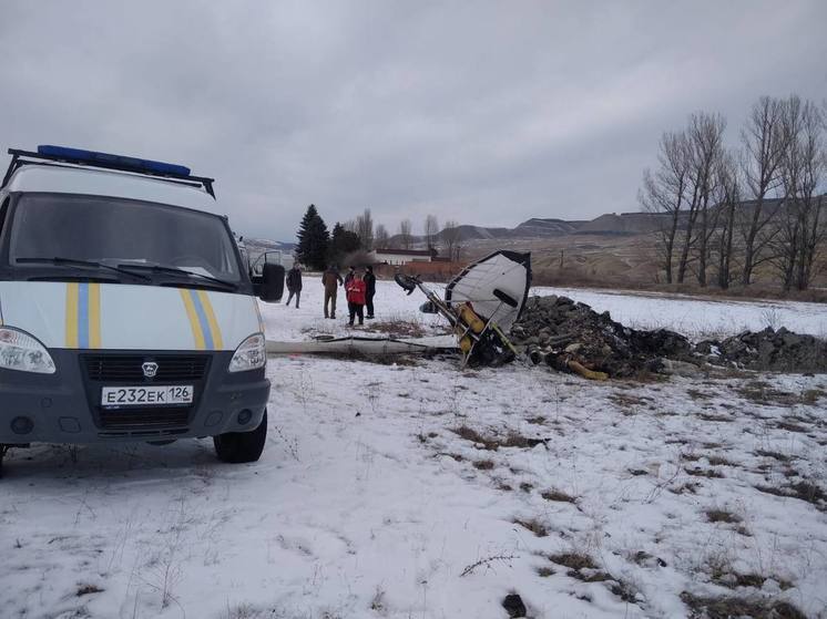 На Ставрополье погибли два человека при падении дельтаплана