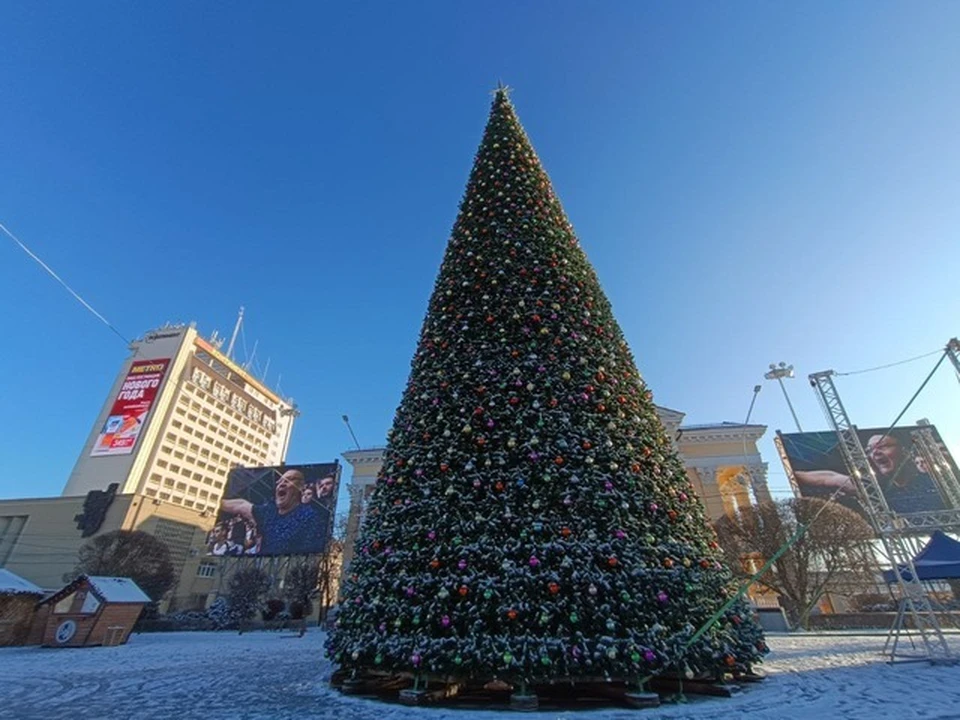 Новогоднюю елку откроют в Ставрополе 14 декабря