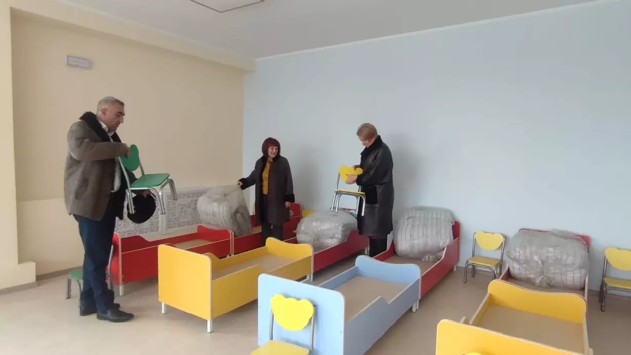 Партийный десант «Единой России» посетил строящийся детский сад в Ставрополье0