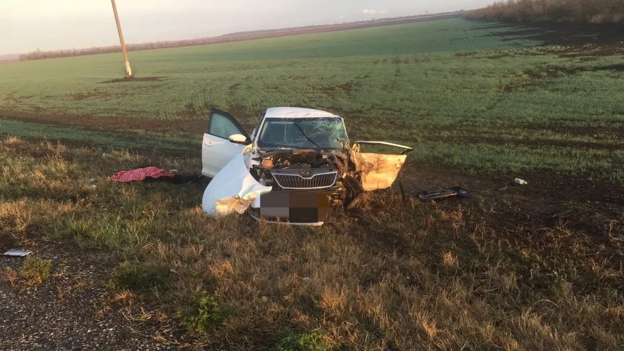 Утром 1 декабря водитель «ВАЗ-2115» не справился с управлением и выехал на встречную полосу, где столкнулся с автомобилем Škoda.