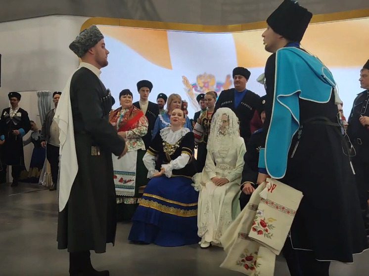 Ставрополье представило Терскую казачью свадьбу на выставке «Россия» на ВДНХ
