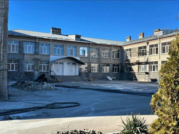 В Новопавловске завершили работы по усилению несущих конструкций гимназии
