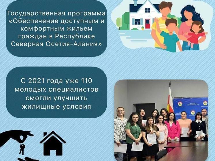 40 молодых специалистов Северной Осетии получили по миллиону рублей на улучшение жилья