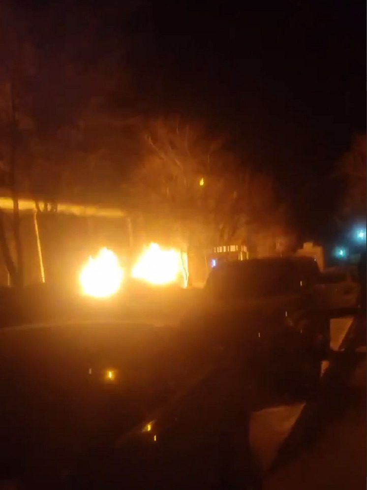 В Ставрополе на улице Буйнакского загорелся газопровод