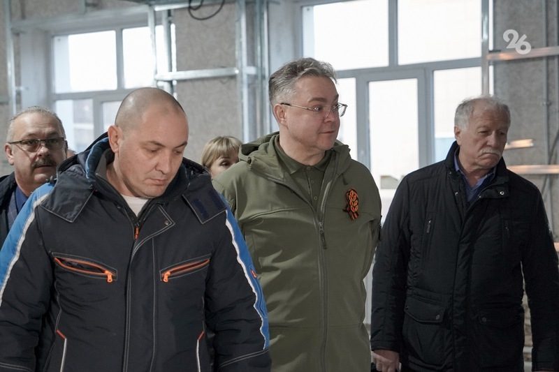 Глава Ставрополья проинспектировал ход восстановления соцобъектов в Антраците