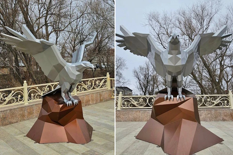 3D-орёл в новом парке Пятигорска вызвал споры жителей0