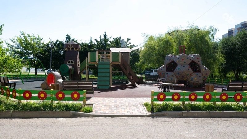 Детскую площадку по губернаторской программе оборудуют в посёлке Ставрополья