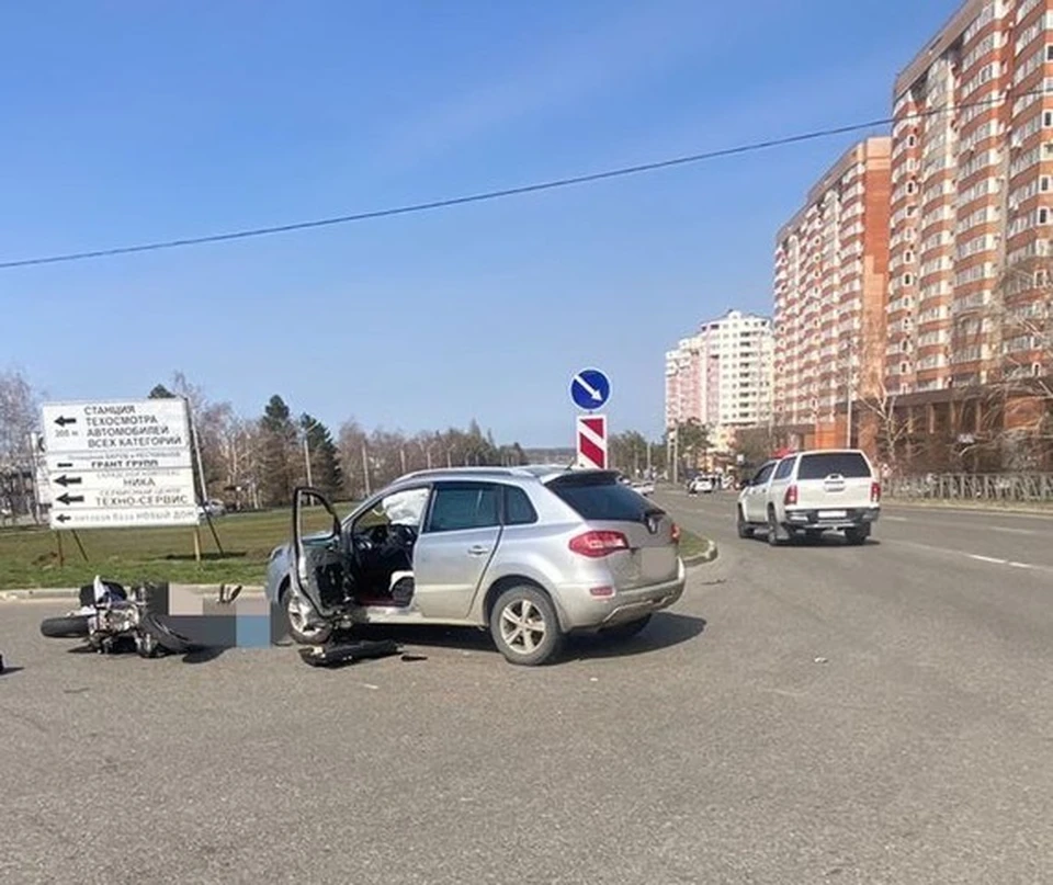 Мотоциклист погиб из-за чужого нарушения ПДД в Ставрополе0