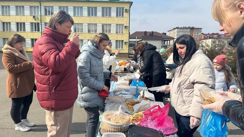 На избирательном участке Предгорья организовали масленичную ярмарку