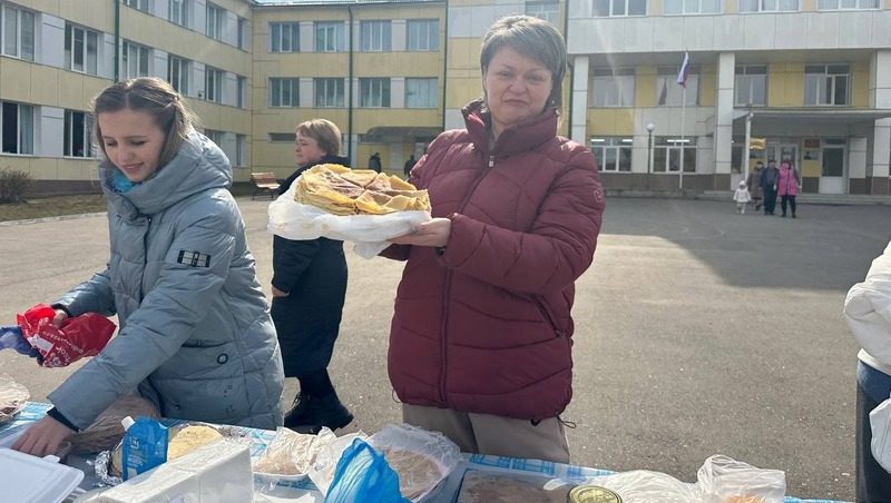 На избирательном участке Предгорья организовали масленичную ярмарку