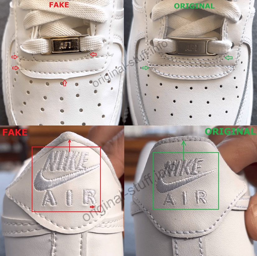 Nike Air Force 1: как отличить оригинал от подделки. Личный опыт6